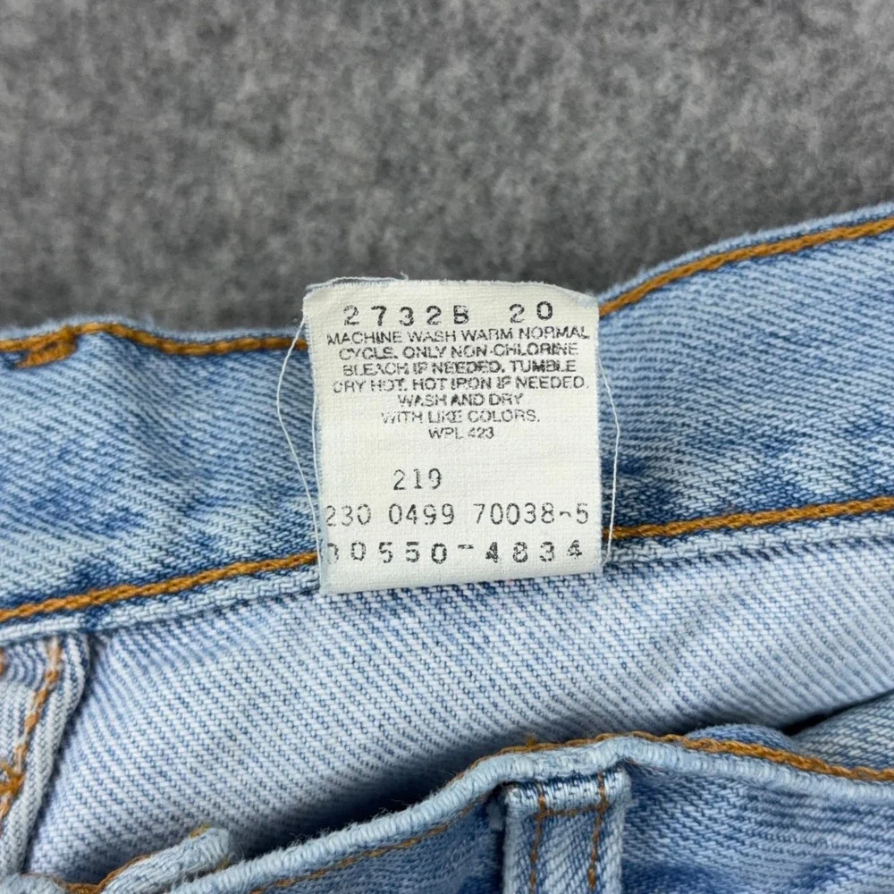 VTG Levi's Jeans Mens 34x30 Light Wash 550 Relaxed Fit‎ Tapered Leg Denim 90s